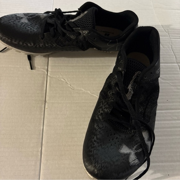 Under Armor Track & Field Cleats Black Unisex M7.5/W9 - Picture 2 of 6